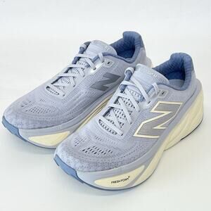 New Balance Fresh Foam X More v5 Women 13 2E Wide Running Shoes Pearl Grey Plush